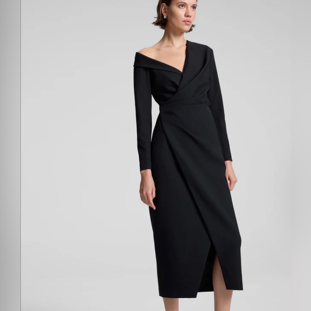 A.L.C Kylah Asymmetric Midi Dress $795 - Picture 3 of 6